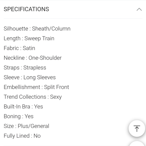 Black gown - Picture 3 of 3